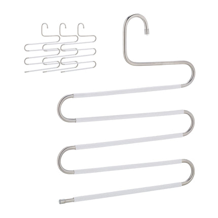 Multiple trouser hangers set of 4