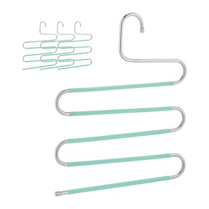 Multiple trouser hangers set of 4