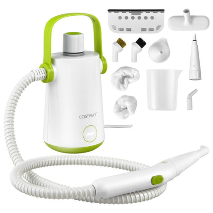 Multi-purpose steam cleaner portable handheld steam cleaning machine with 1000 W power green