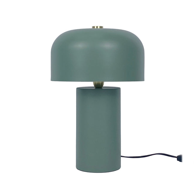 Mushroom Table Lamp – Minimalist Metal Design, Gold Accent