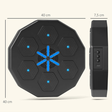 Electronic LED Bluetooth Boxing Target - Wall Mounted, Home Use