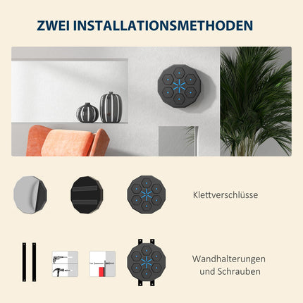 Electronic LED Bluetooth Boxing Target - Wall Mounted, Home Use