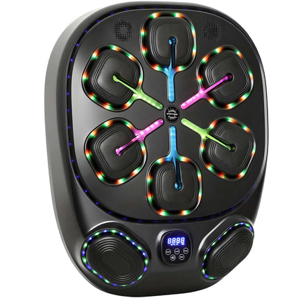 Music Boxing Machine with LED Lights & Bluetooth