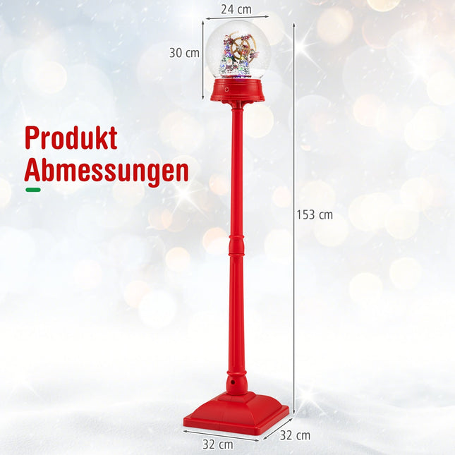 Musical Christmas Lantern with Ferris Wheel, 8 Melodies