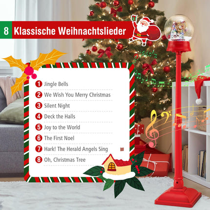 Musical Christmas Lantern with Ferris Wheel, 8 Melodies