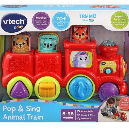 Musical Toy Animal Train for Interactive Play and Learning