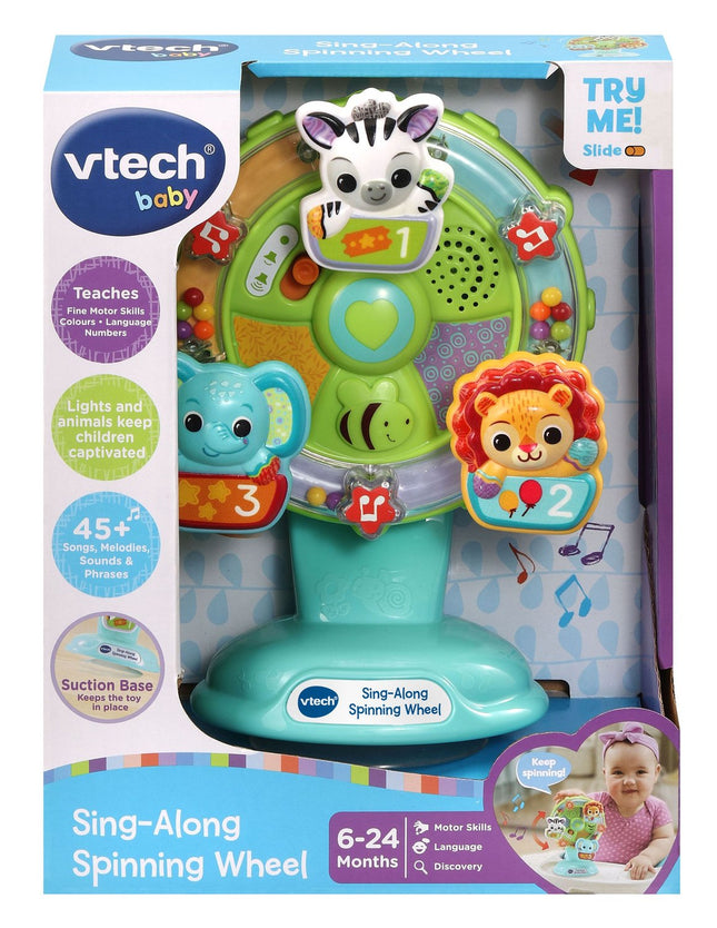 Musical Toy Sing-Along Spinning Wheel for Kids