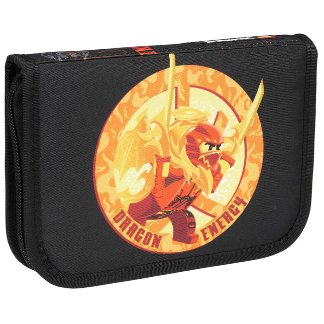 NINJAGO Pencil Case with Dragon Energy Design and Accessories