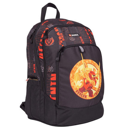 NINJAGO School Bag with Dragon Energy Design, Durable Material