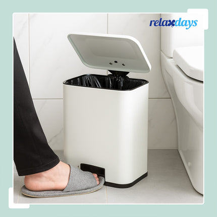 Narrow Bathroom Bin 5L – Soft-Close, Foot Pedal