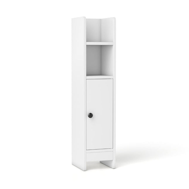 Narrow Bathroom Cabinet with Shelves & Adjustable Storage