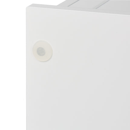 Narrow Bathroom Cabinet with Toilet Paper Holder