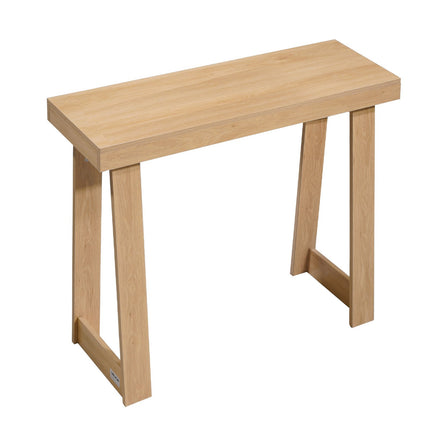 Narrow Console Table, 36 x 12 in, 2-Tier Shelf