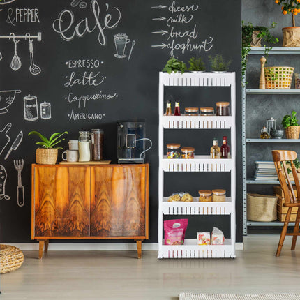 Narrow Niche Trolley with 5 Shelves