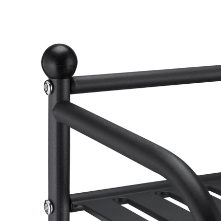 Narrow floor-standing shelf with 4 shelves
