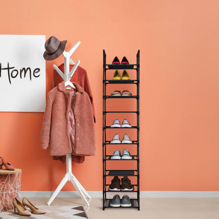 Narrow shoe shelf