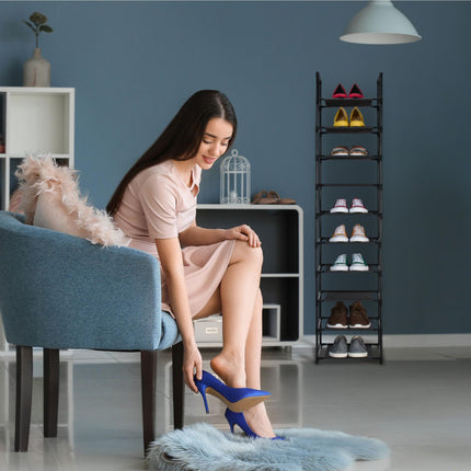 Narrow shoe shelf