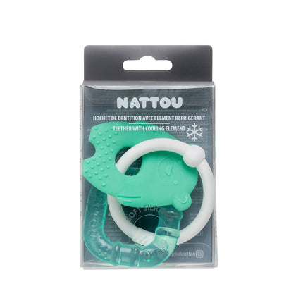 Nattou Cooling Teether Green