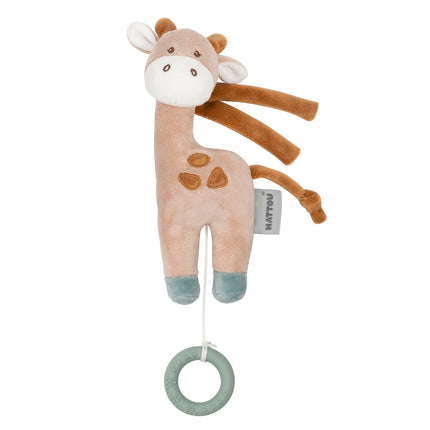 Nattou Musical Plush Toy Giraffe, Small, 20 Cm
