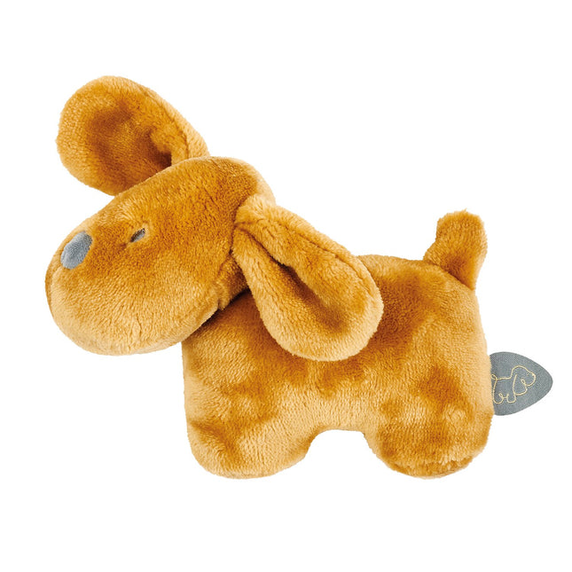 Nattou Plush Toy-Rattle Caramel Dog, 15Cm