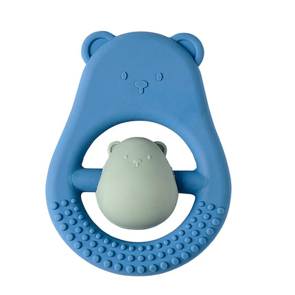 Nattou Rattle Mother & Child Blue