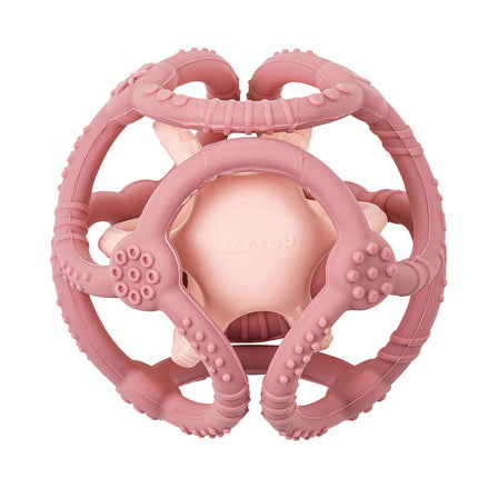 Nattou Set Of 2 Balls, Pink