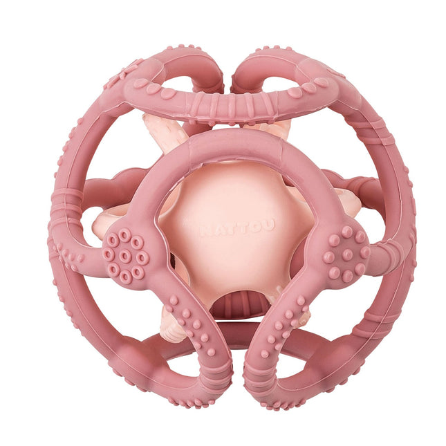Nattou Set Of 2 Balls, Pink