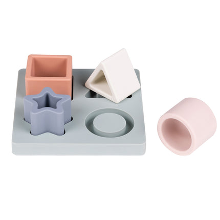 Nattou Shapes Game, Sage Green