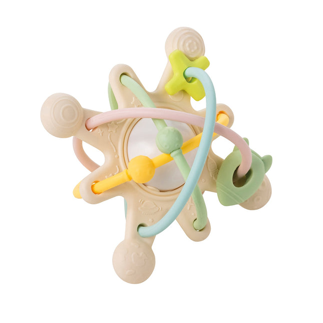 Nattou Silicone Galaxy Rattle Pastel Colors