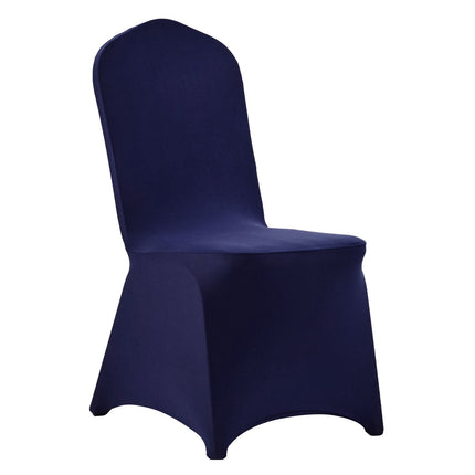 Navy Blue Chair Covers 50-Pack, Stretch Spandex