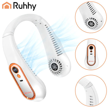 Neck Fan, Portable Wireless Cooling with USB-C Charging