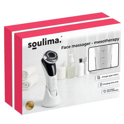 Needle-Free EMS Facial Massager, 5-in-1, All Skin Types