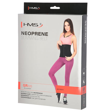 Neoprene Slimming Belt, Black, Size L/XL