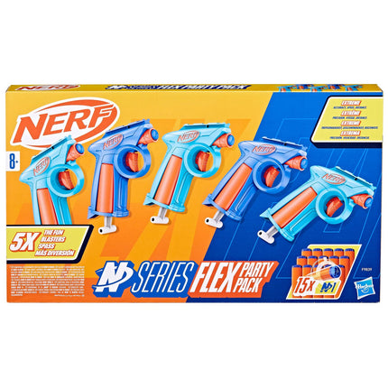 Nerf N Series Playset Flex Party Pack with 10 Blasters and Darts
