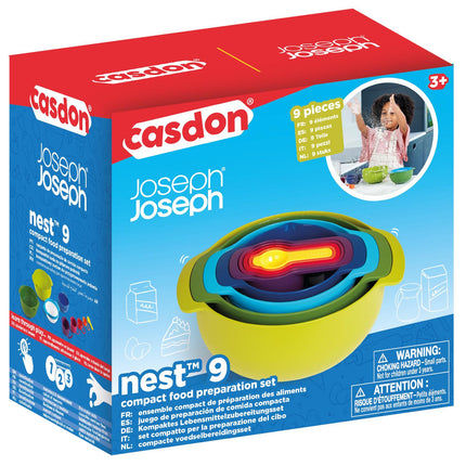Nest Bowls Set for Mixing and Serving, 4-Piece Collection