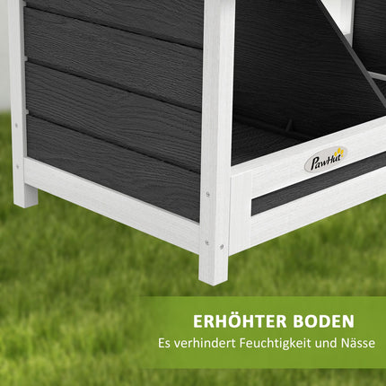 Chicken nesting box, weatherproof roof, spruce, 66x37x34 Cm
