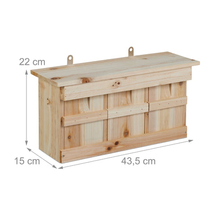 Nesting box for sparrows