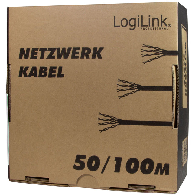 Network cable Installation CAT6 U/UTP 100m