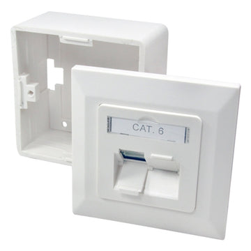 Network socket 2xRJ45 CAT6