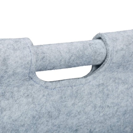 Newspaper basket in felt