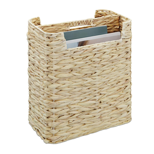 Newspaper rack water hyacinth 2 compartments