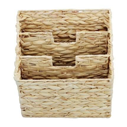 Newspaper rack water hyacinth 3 compartments
