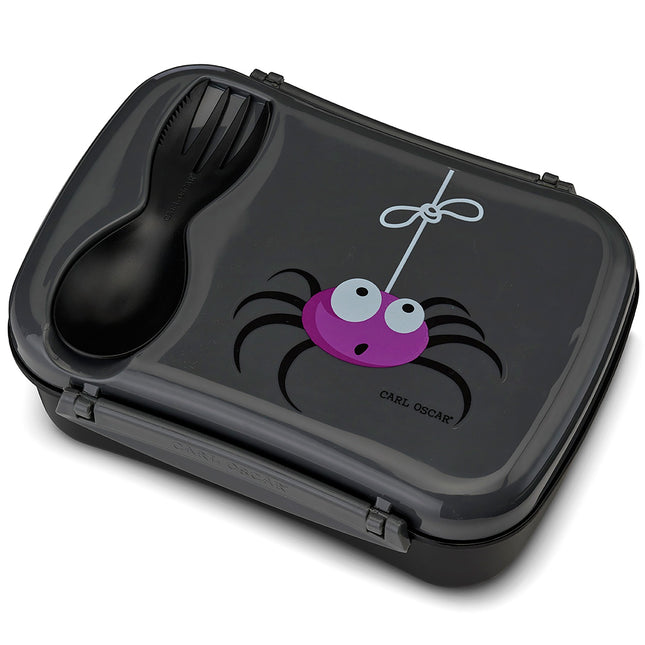 N'ice Box lunch box with cooling block Grey