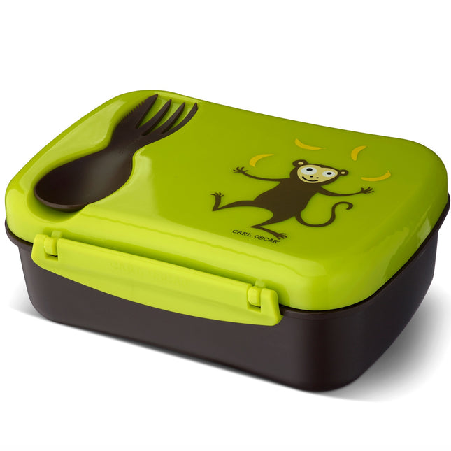 N'ice Box lunch box with cooling block Lime