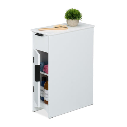 Niche cabinet with drawer and door