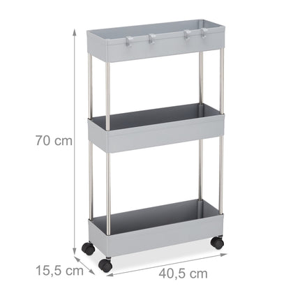 Niche trolley with 3 levels