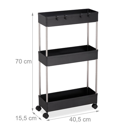 Niche trolley with 3 levels