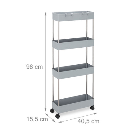Niche trolley with 4 levels