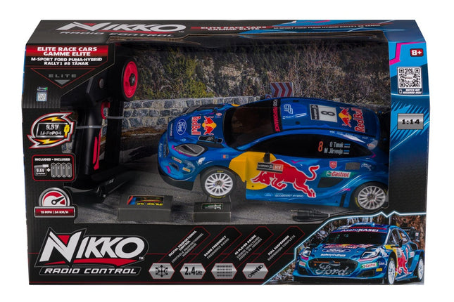 Nikko Radio Control Vehicle M-Sport Ford Puma #8 Tanak, Scale 1:14