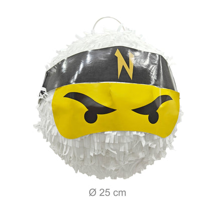 Ninja Piñata Set with Bat and Mask for Kids